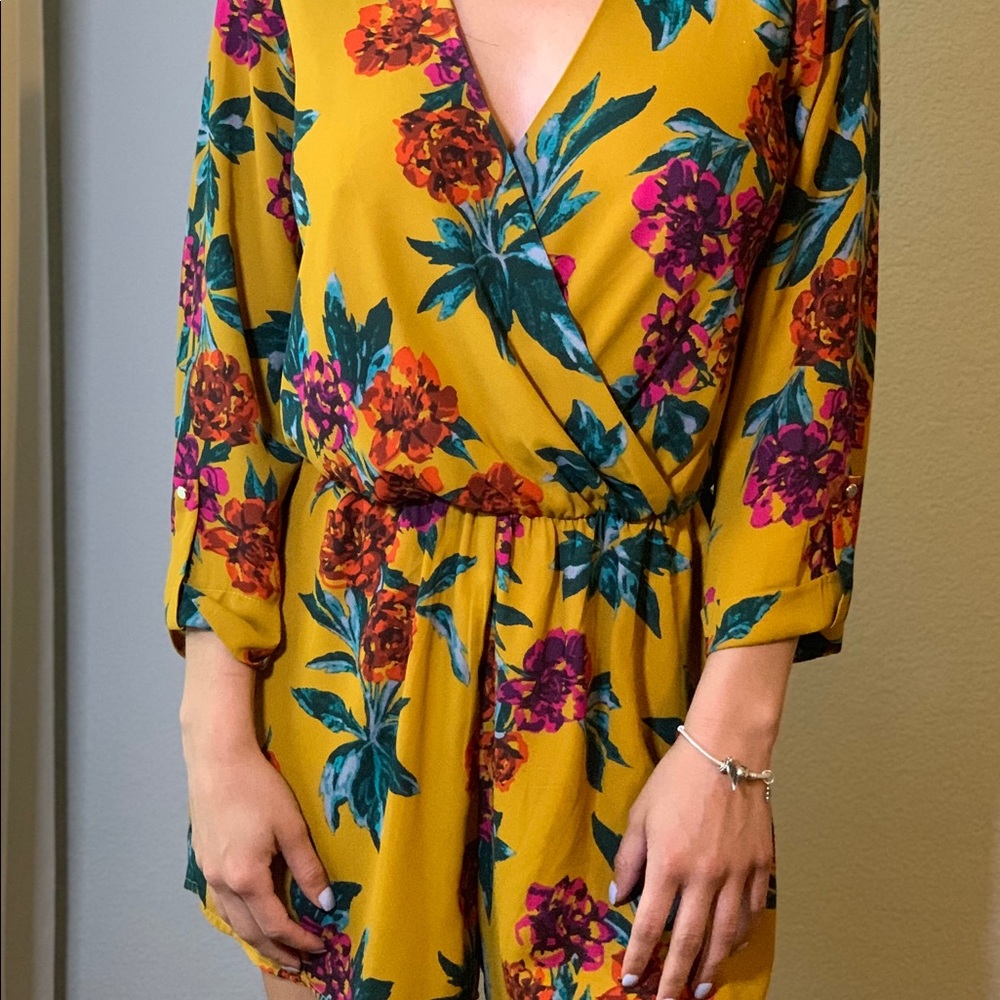 Everly Floral Romper